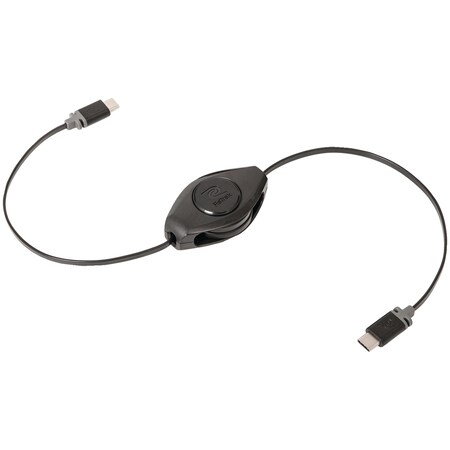 Retrak Premier Retractable USB-C to USB-C Cable ETPRUC